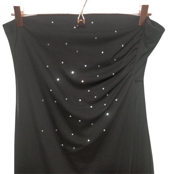 California Concepts Rhinestone Strapless Dress - Picture 6 of 16